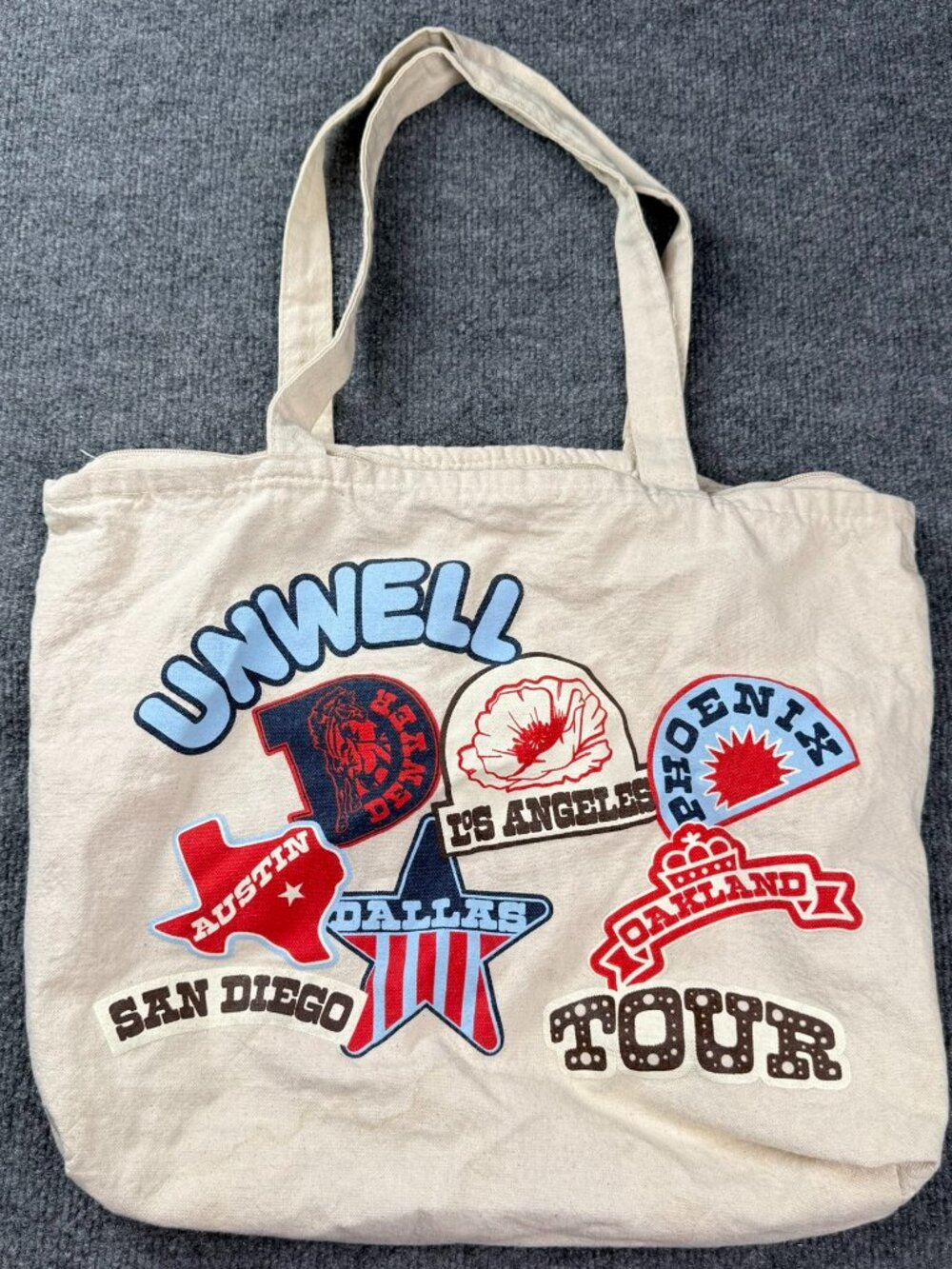 Call Her Daddy Alex Cooper The Unwell Tour Graphic Canvas Tote Bag